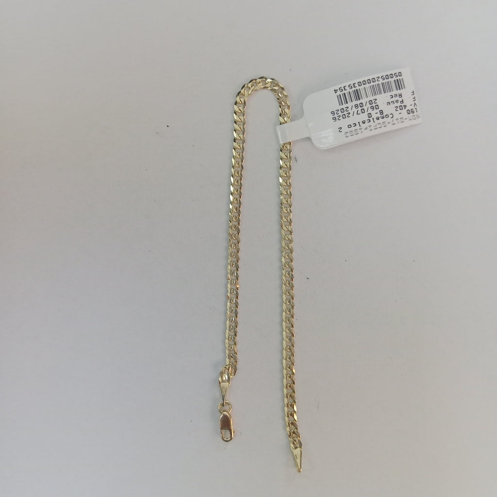 PULSERA BARBADA 14K 21 CM 3.8 GR (NUEVO)