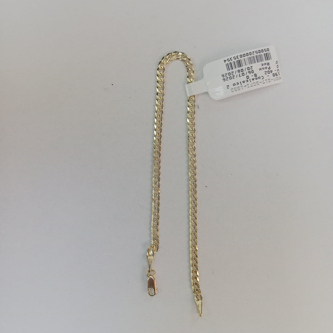 PULSERA BARBADA 14K 21 CM 3.8 GR (NUEVO)