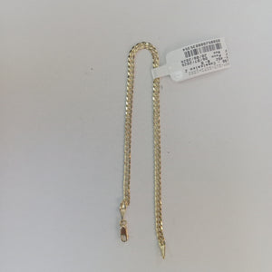 PULSERA BARBADA 14K 21 CM 3.8 GR (NUEVO)