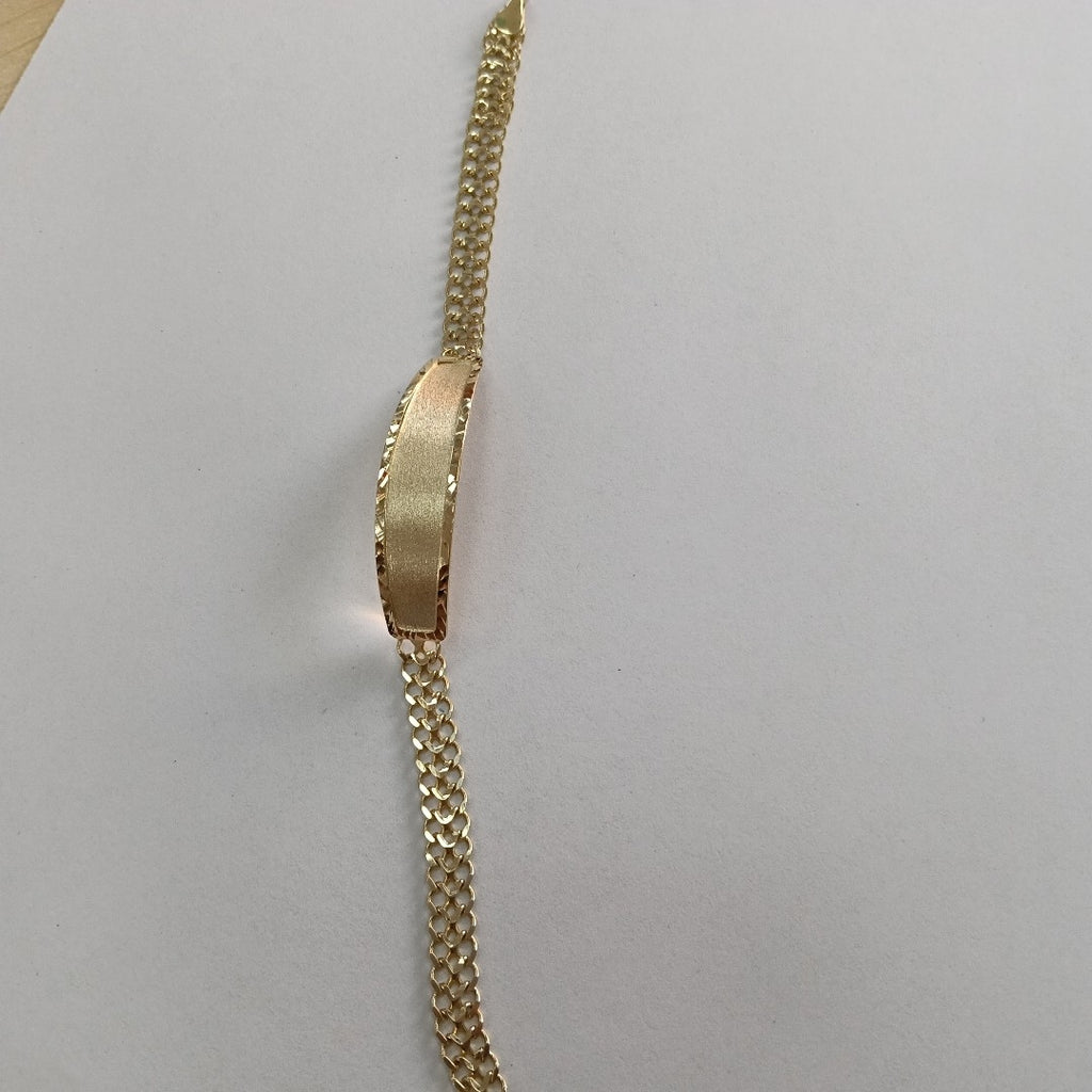 PULSERA ESCLAVA CHINO 14K 21 CM 9.7 GR (NUEVO)