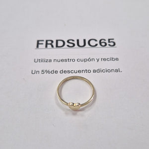 ANILLOS ANILLITO FIG CORAZON 10K TALLA 9 1.2 GR (NUEVO)