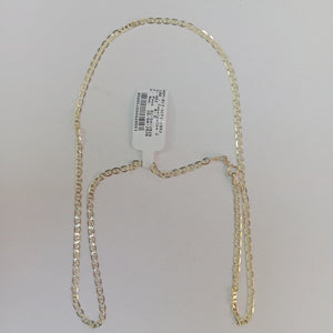 CADENAS TEJIDO GUCHI ORO 10K 55 CM 4.1 GR (NUEVO)