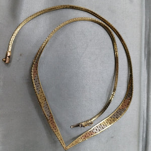 GARGANTILLA ORO, ORO COMBINADO 14 K 13.9 GRMS (SEMINUEVO)