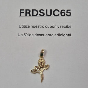 DIJE ROSA 10K 1.3 GR (NUEVO)