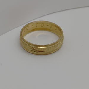 ARGOLLA ORO 10 K 2,10 GRMS (SEMINUEVO)