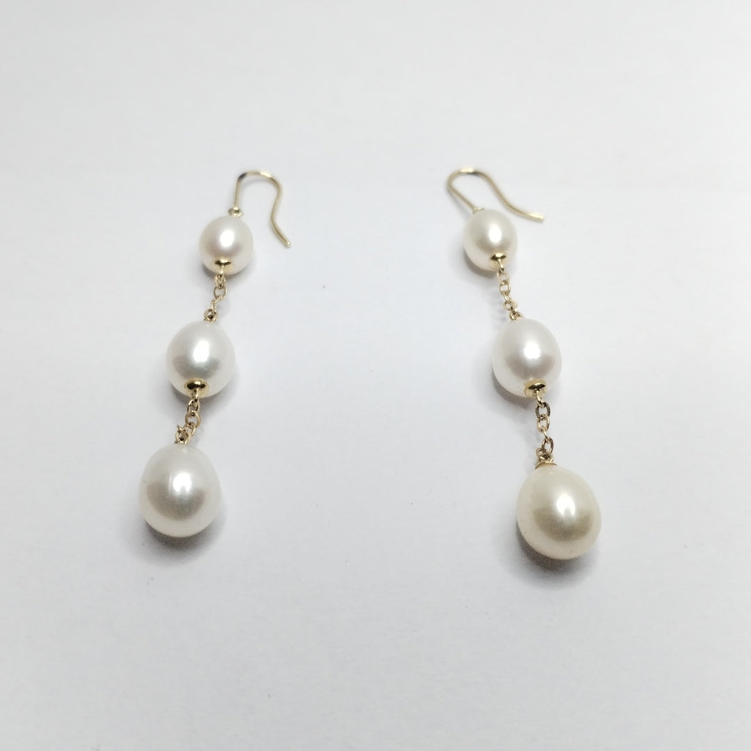 ARETES PAR ORO 14 K 4,90 GRMS (SEMINUEVO)