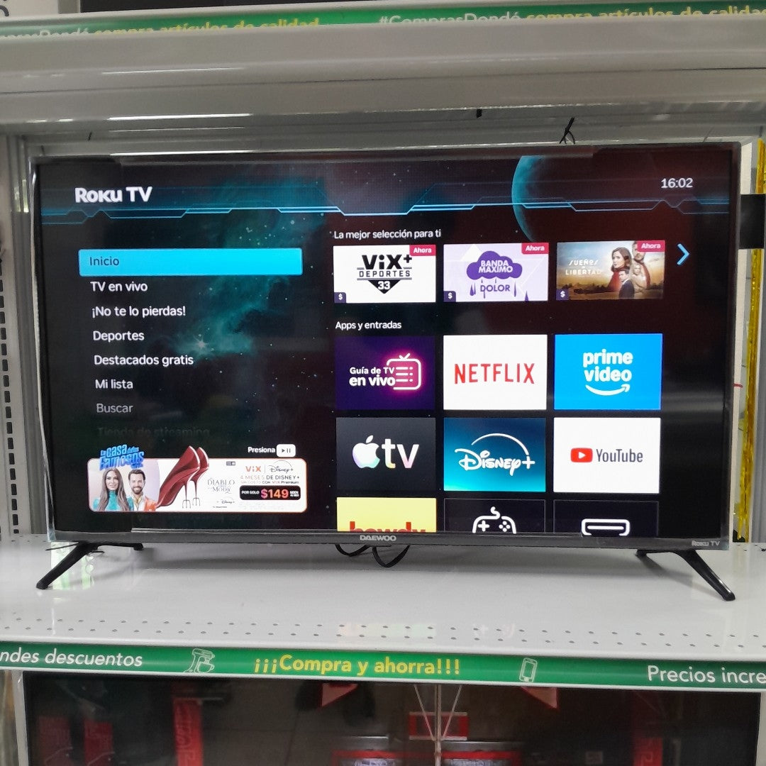 PANTALLA DAEWOO DAW40FR 40" LED FULL HD (SEMINUEVO)