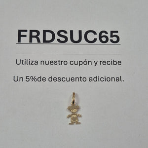 DIJE NIÑA 10K 0.3 GR (NUEVO)