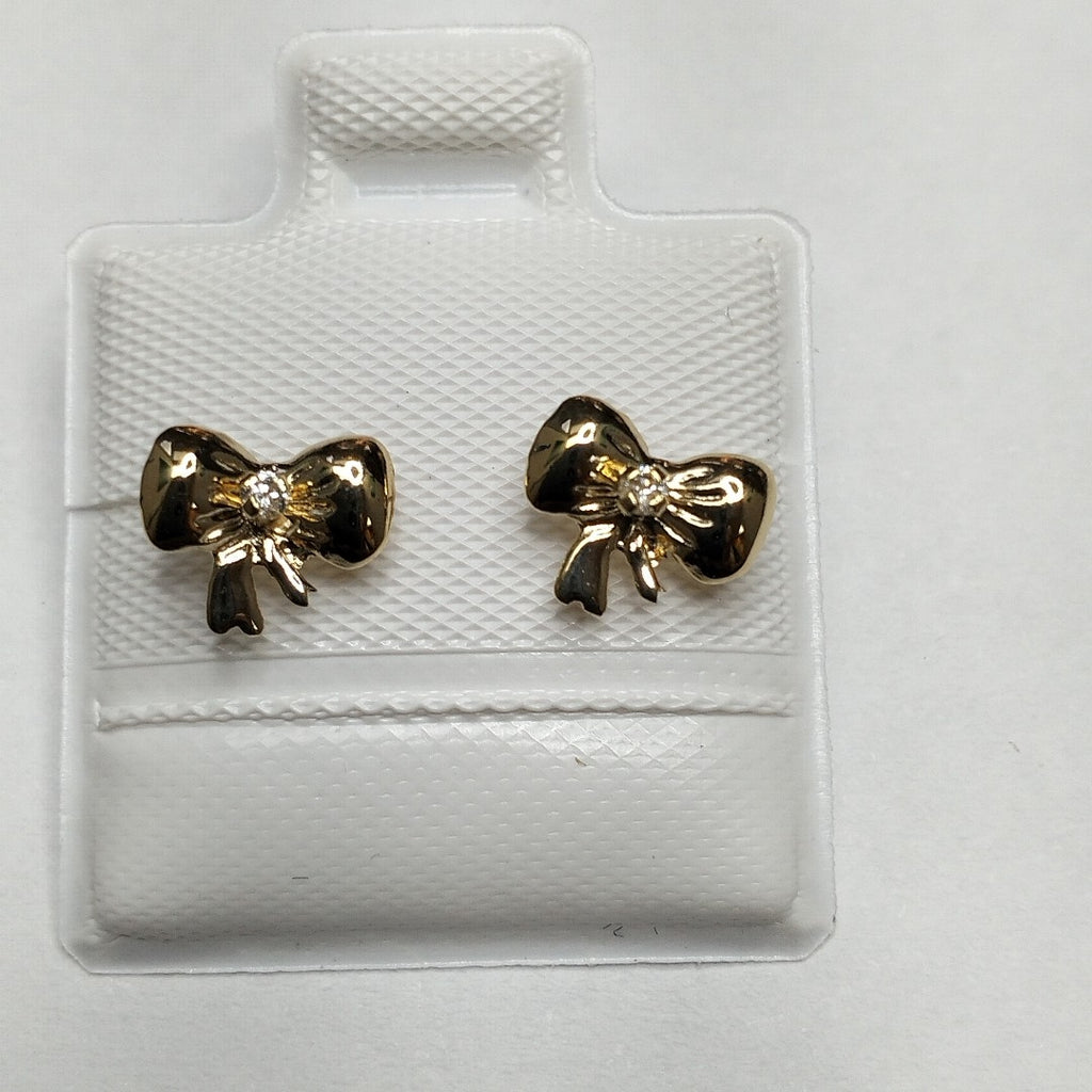 BROQUELES BROQUEL FIG MOÑO C CIRCONIA 14K 0.2441 GR (NUEVO)
