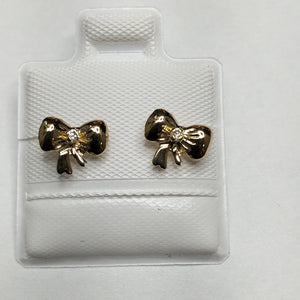 BROQUELES BROQUEL FIG MOÑO C CIRCONIA 14K 0.2441 GR (NUEVO)