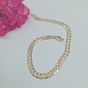 PULSERA BARBADA 14K 21 CM 7.5 GR (NUEVO)