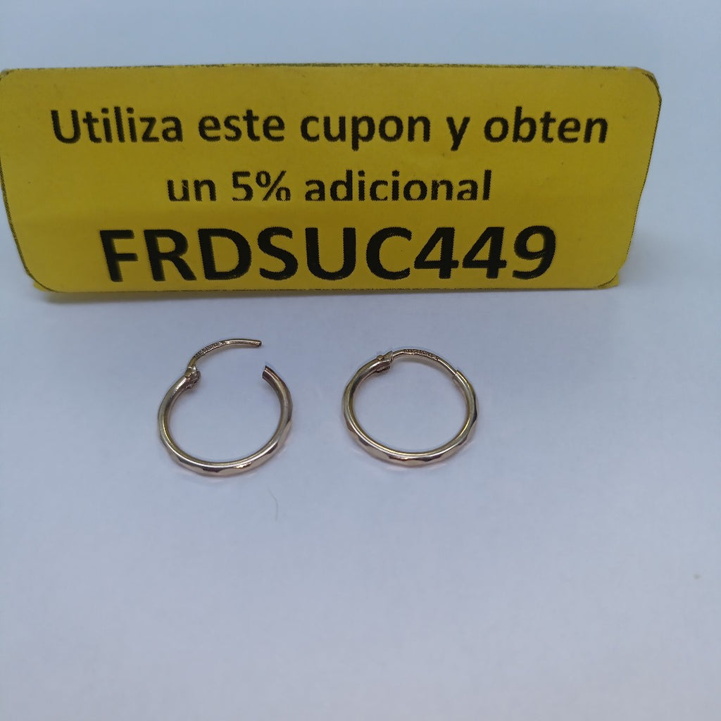 ARRACADAS PAR ORO 10 K 0.8 GRMS (SEMINUEVO)