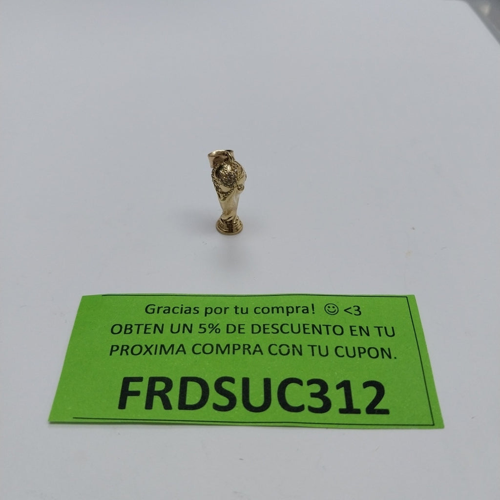 DIJE FIG COPA MUNDO 10K 2.1 GR (NUEVO)