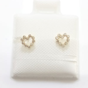 BROQUELES BROQUEL FIG CORAZON 14K 0.23 GR (NUEVO)