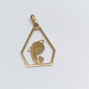 MEDALLA RELIGIOSA ORO 14 K 1.8 GRMS (SEMINUEVO)