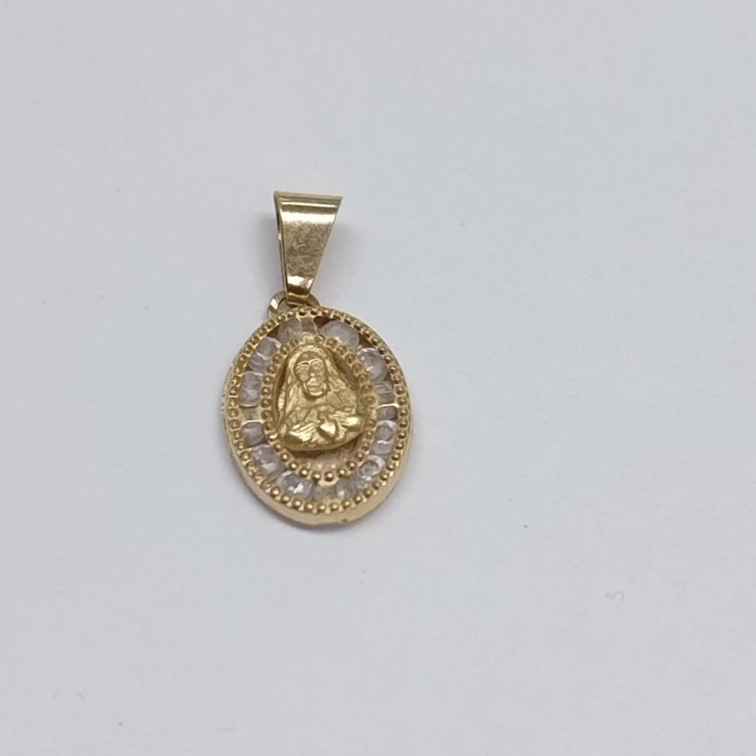 MEDALLA RELIGIOSA ORO 14 K 0.7 GRMS (SEMINUEVO)