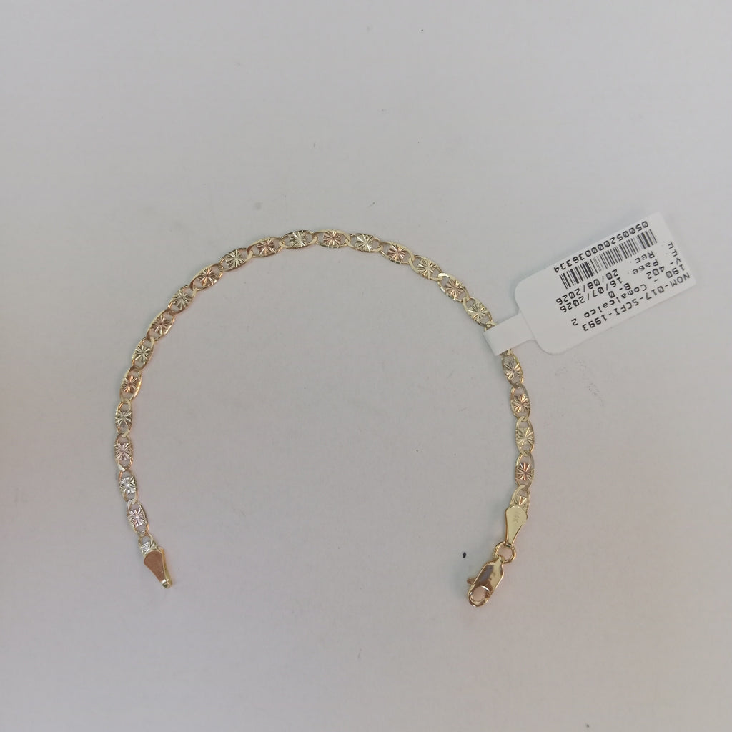 PULSERA GUCHI 14K 18 CM 3 GR (NUEVO)