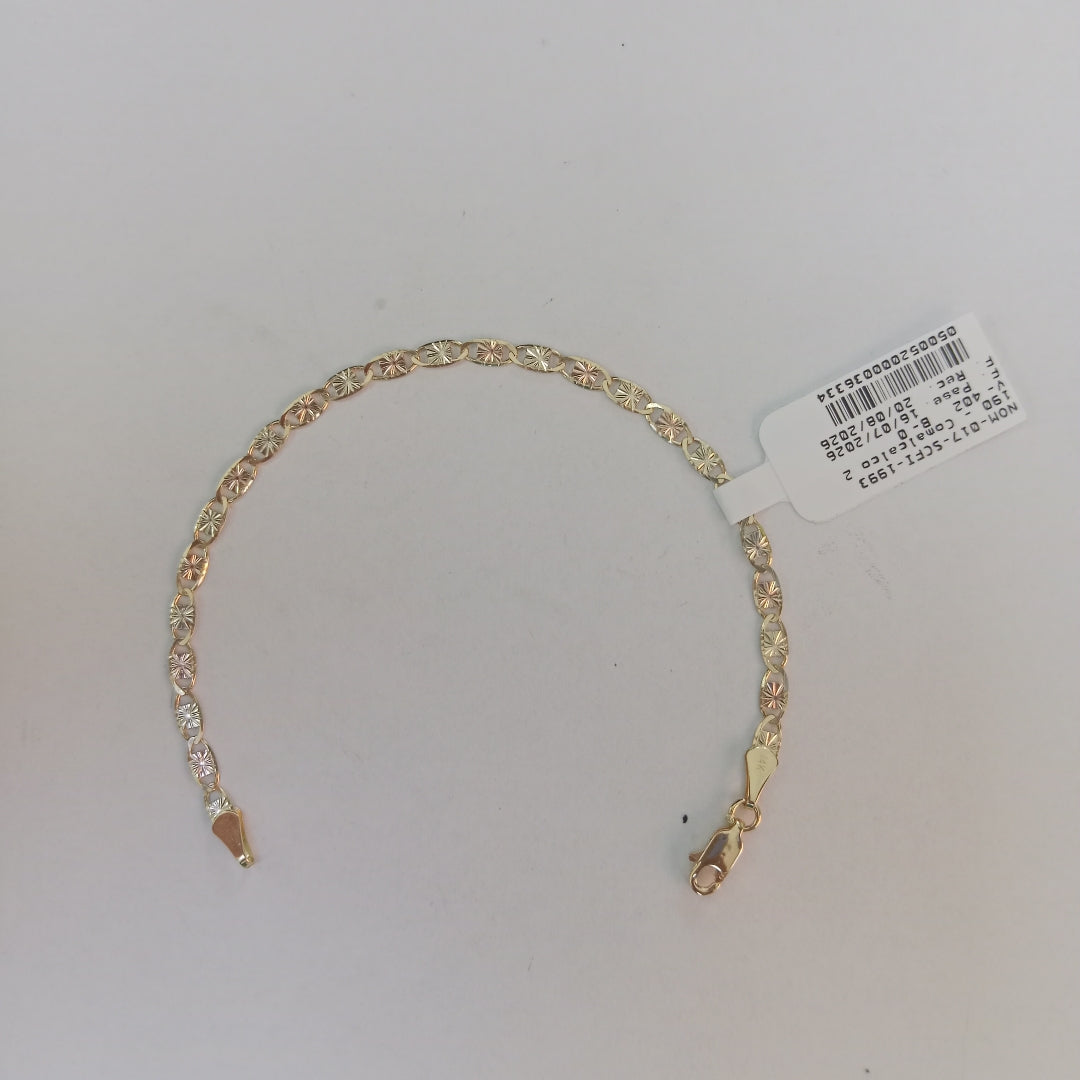 PULSERA GUCHI 14K 18 CM 3 GR (NUEVO)
