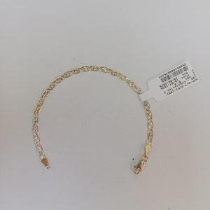 PULSERA GUCHI 14K 18 CM 3 GR (NUEVO)