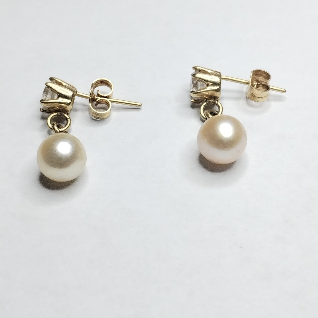 BROQUELES PAR ORO 14 K 3.4 GRMS (SEMINUEVO)