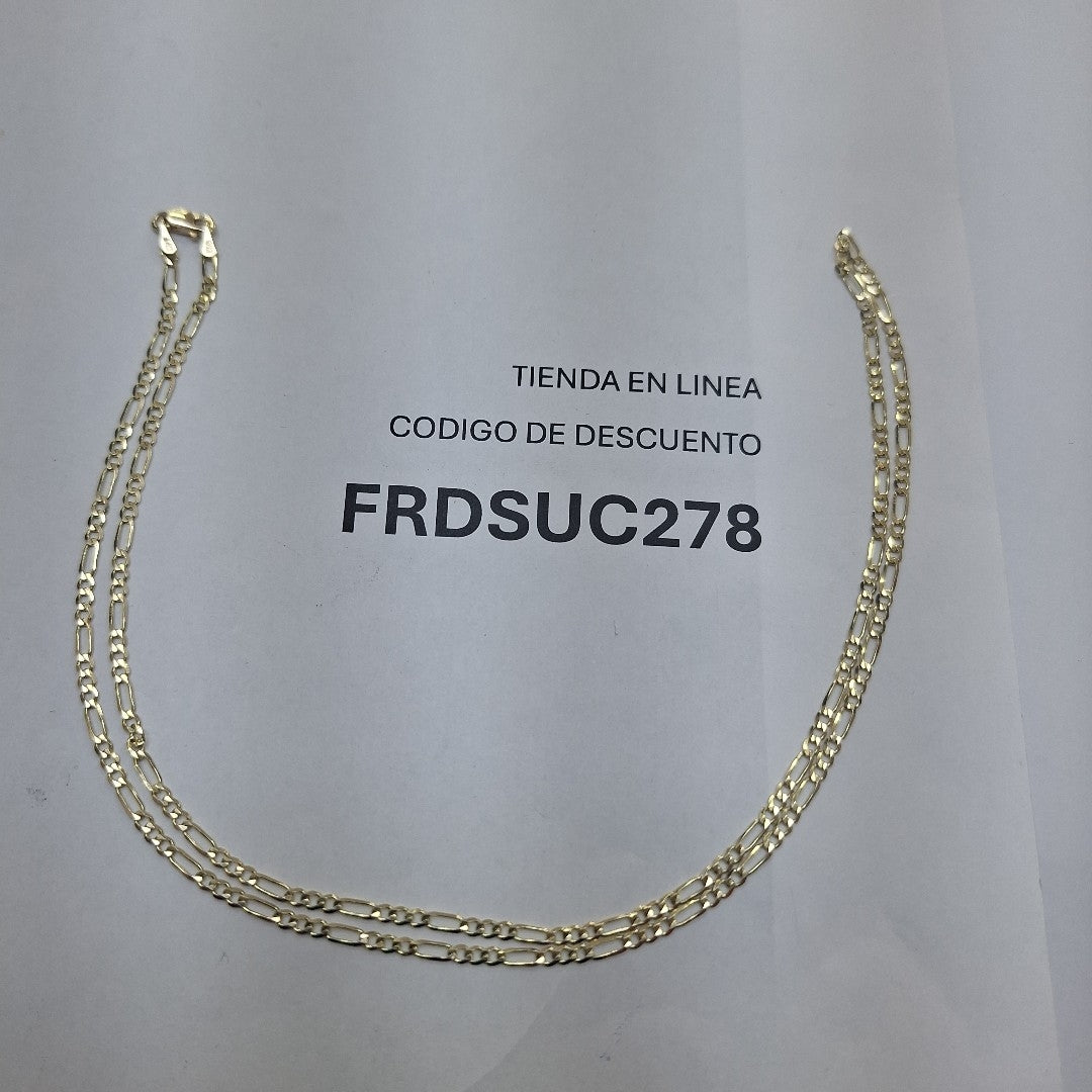 CADENA 3X1 14K 60 CM 5.4 GR (NUEVO)