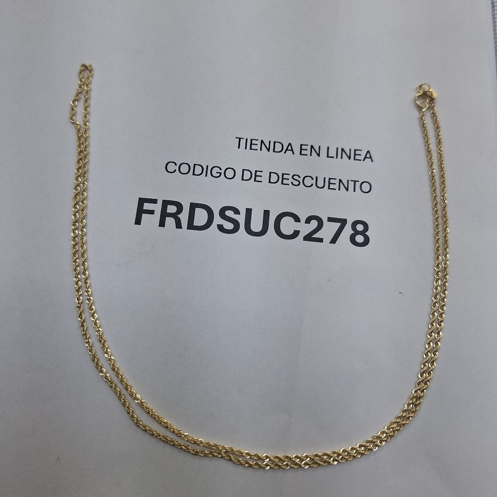 CADENA TORZAL 10K 55 CM 4.6 GR (NUEVO)