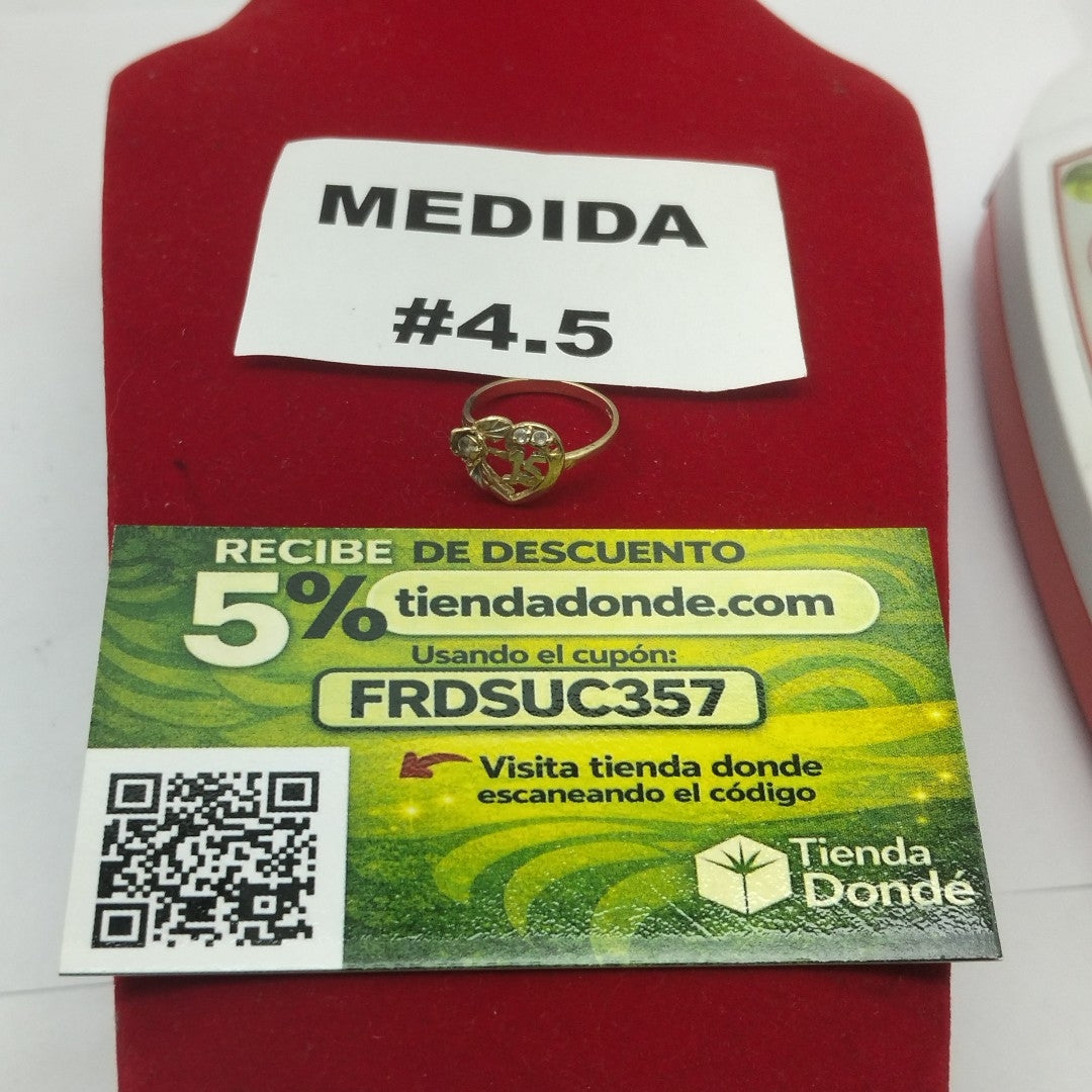 ANILLITO ORO 10 K 1.6 GRMS (SEMINUEVO)