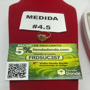ANILLITO ORO 10 K 1.6 GRMS (SEMINUEVO)