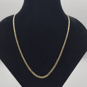 CADENA BARBADA 14K 60 CM 10 GR (NUEVO)