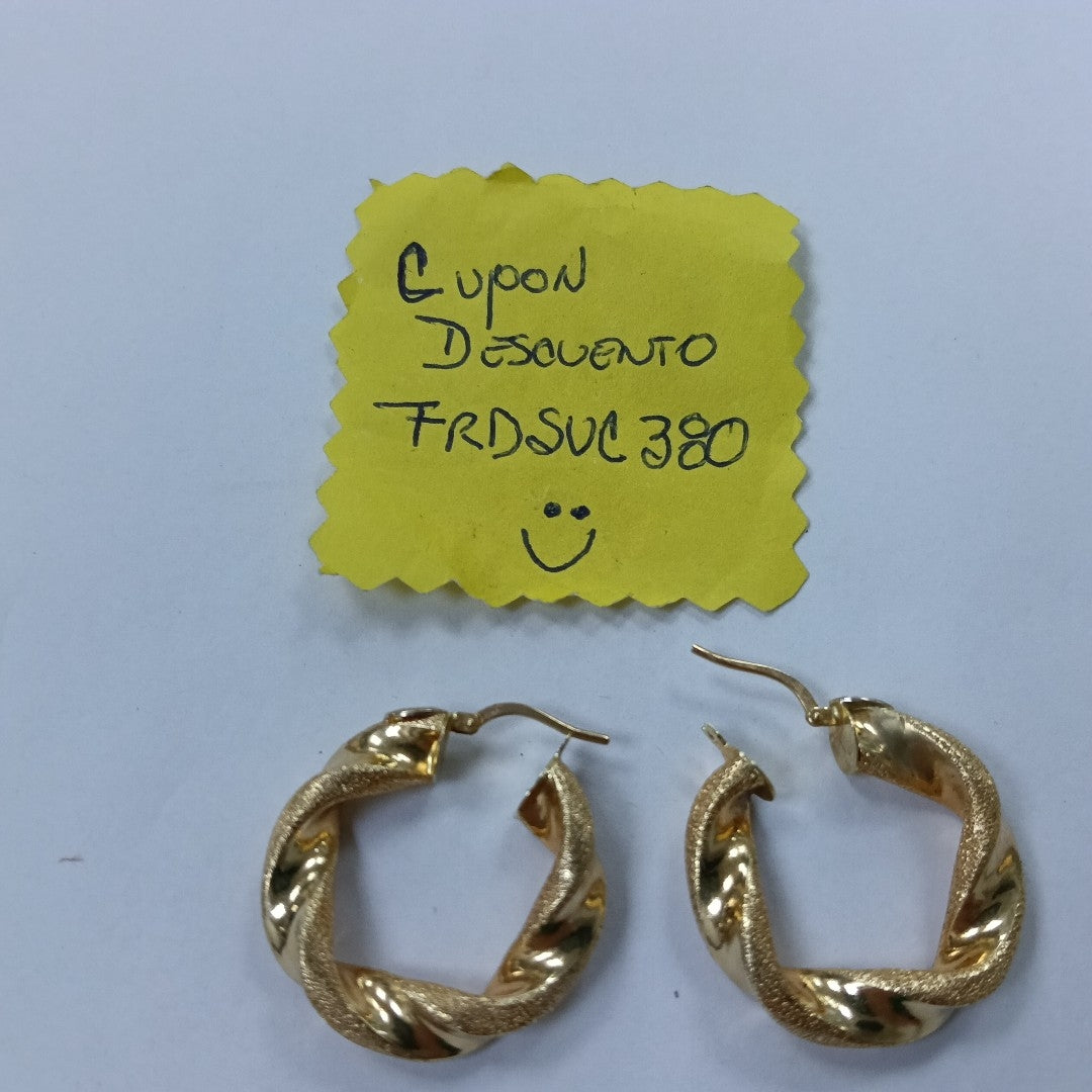 ARRACADAS PAR ORO 18 K 5.3 GRMS (SEMINUEVO)