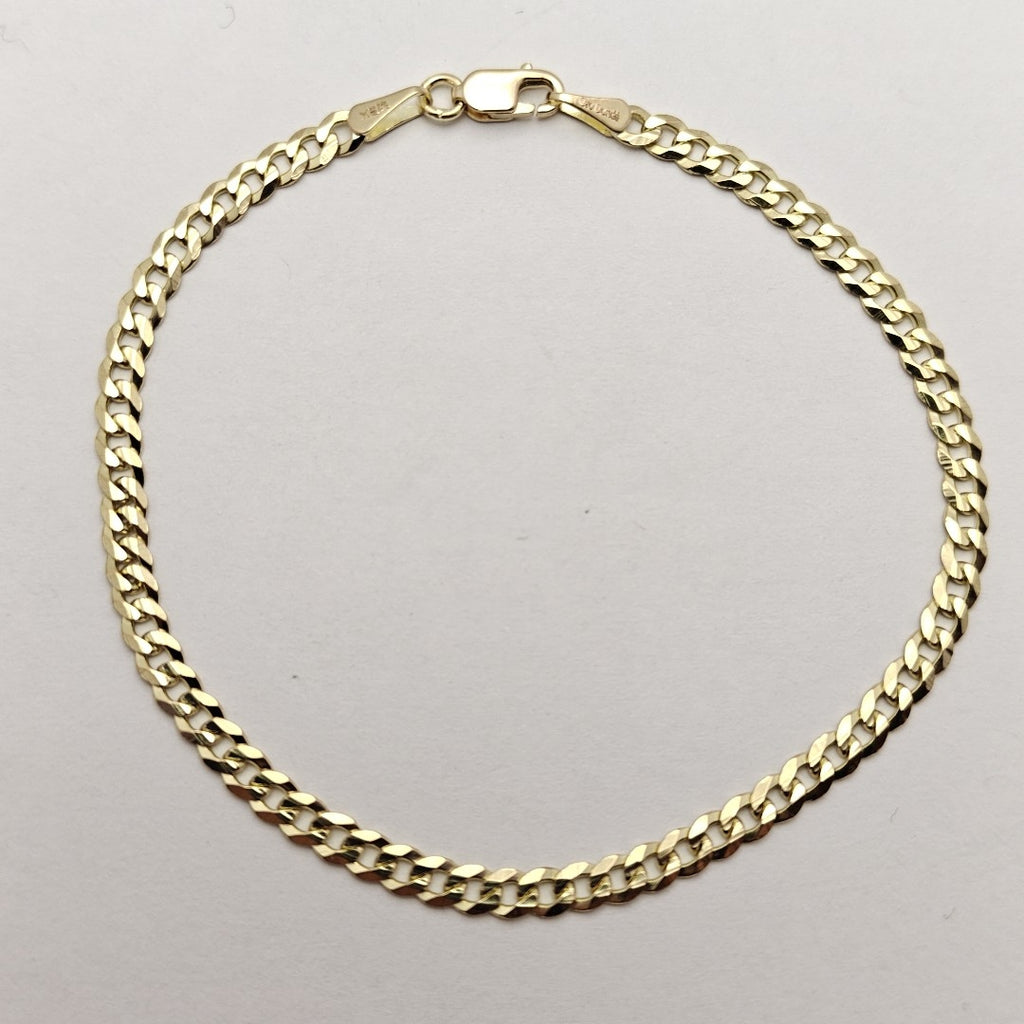 PULSERA BARBADA 14K 18 CM 3.2 GR (NUEVO)