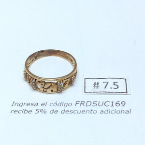 ANILLITO ORO 10 K 2,60 GRMS (SEMINUEVO)