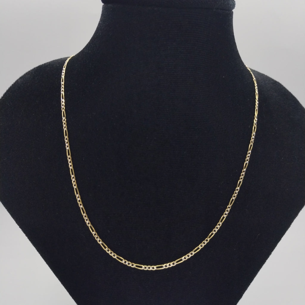 CADENA 3X1 DIAMANTADA 14K 60 CM 5 GR (NUEVO)