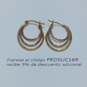 ARRACADAS PAR ORO 10 K 1.2 GRMS (SEMINUEVO)