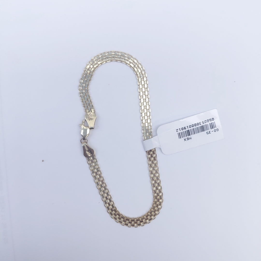 PULSERA ESPECIAL 14K 21 CM 5.1 GR (NUEVO)