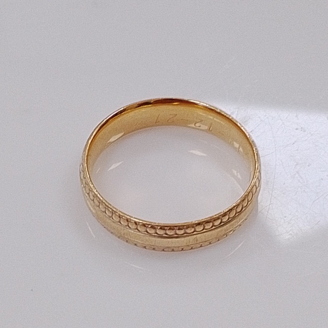 ARGOLLA ORO 14 K 3.6 GRMS (SEMINUEVO)