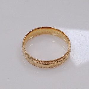 ARGOLLA ORO 14 K 3.6 GRMS (SEMINUEVO)