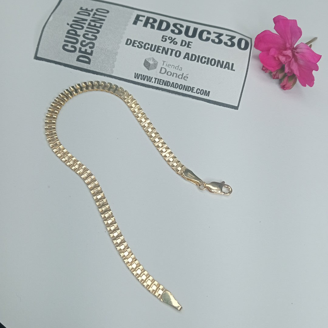 PULSERA ESPECIAL 14K 18 CM 4 GR (NUEVO)