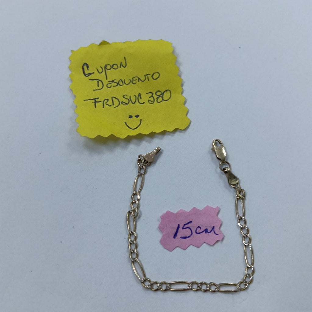 PULSERA ORO 14 K 2.6 GRMS (SEMINUEVO)