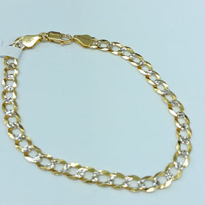 PULSERA BARBADA 14K 21 CM 6.2 GR (NUEVO)