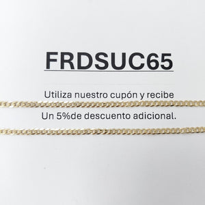 CADENA BARBADA 14K 55 CM 5.4 GR (NUEVO)