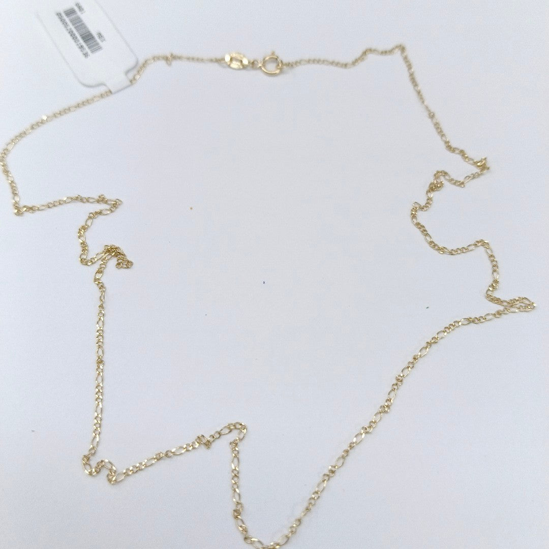 CADENAS TEJIDO 3X1 ORO 10K 55 CM 1.4 GR (NUEVO)