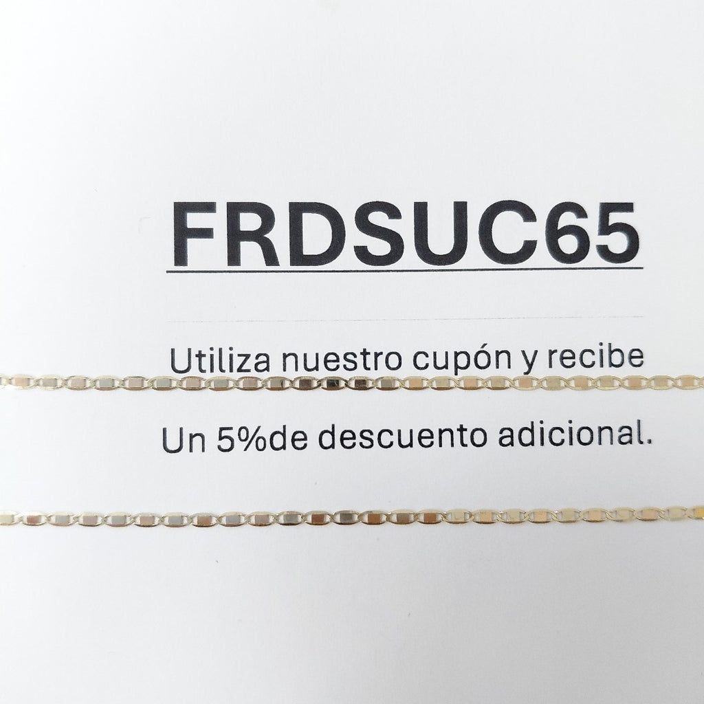 CADENA GUCHI 14K 50 CM 1.7 GR (NUEVO)