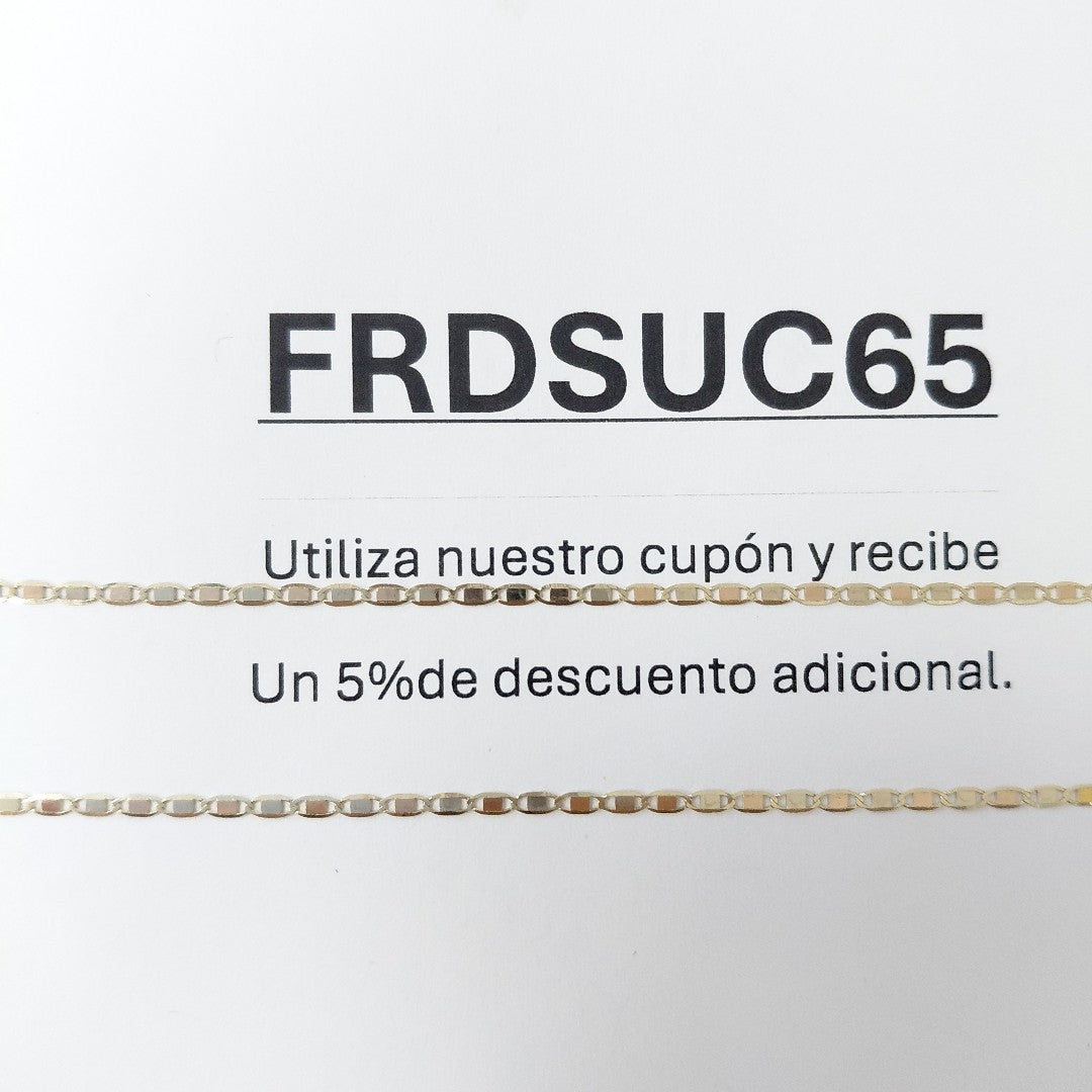 CADENA GUCHI 14K 50 CM 1.7 GR (NUEVO)