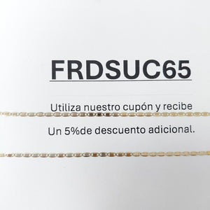 CADENA GUCHI 14K 50 CM 1.7 GR (NUEVO)