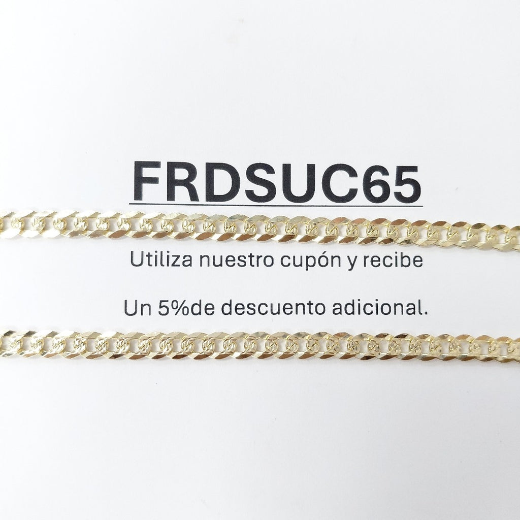 CADENA BARBADA 14K 60 CM 21.3 GR (NUEVO)