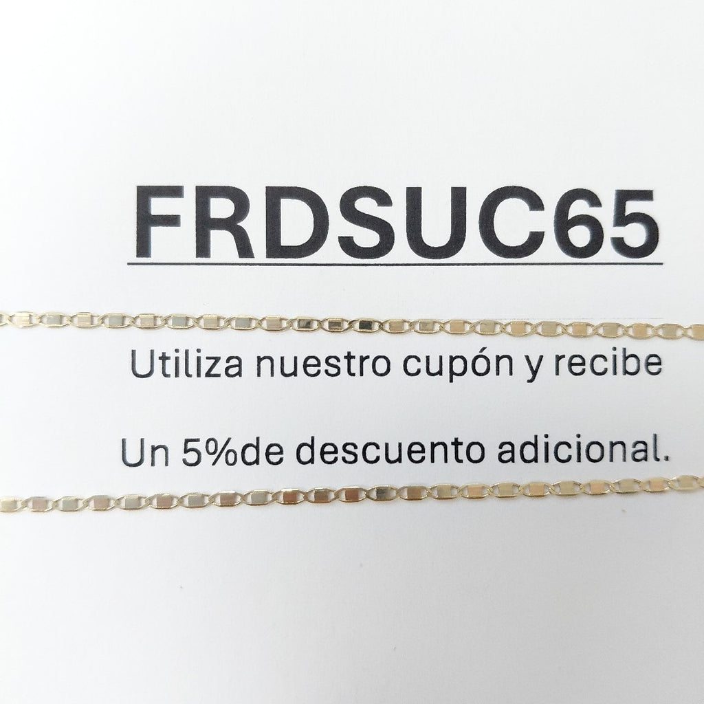 CADENA GUCHI 14K 50 CM 2 GR (NUEVO)
