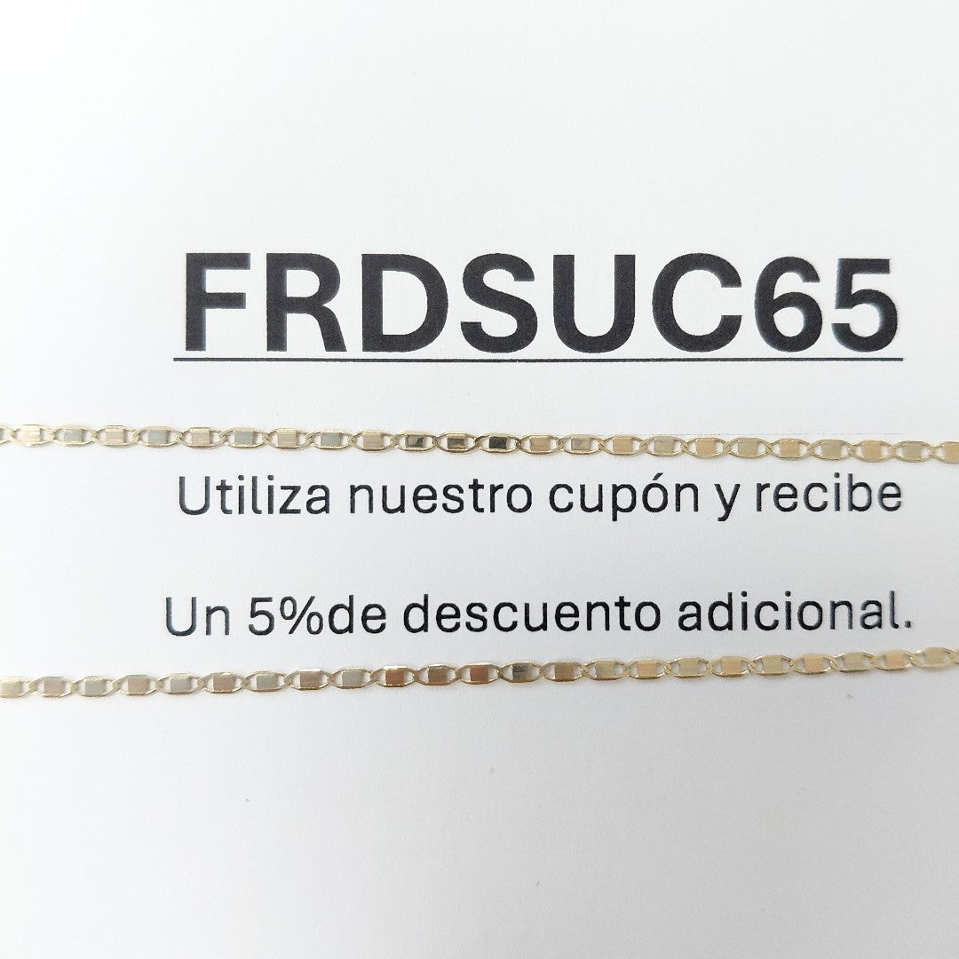 CADENA GUCHI 14K 50 CM 2 GR (NUEVO)