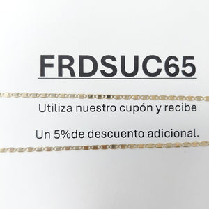 CADENA GUCHI 14K 50 CM 2 GR (NUEVO)