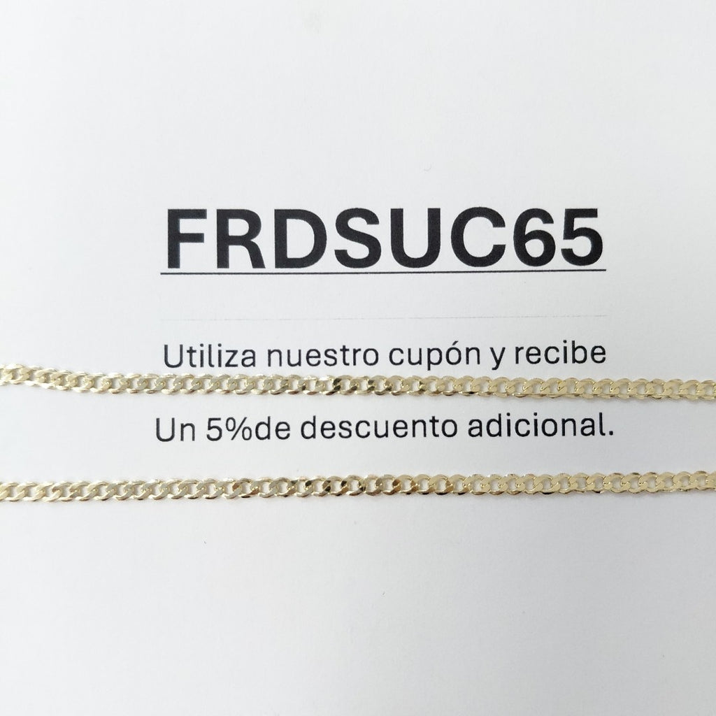CADENA BARBADA 14K 55 CM 5.1 GR (NUEVO)